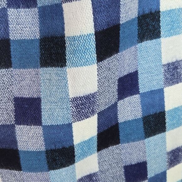 Plaid 100% Cashmere Scarf Unisex Fringed Made in Scotland Checkered Gingham - Picture 3 of 9